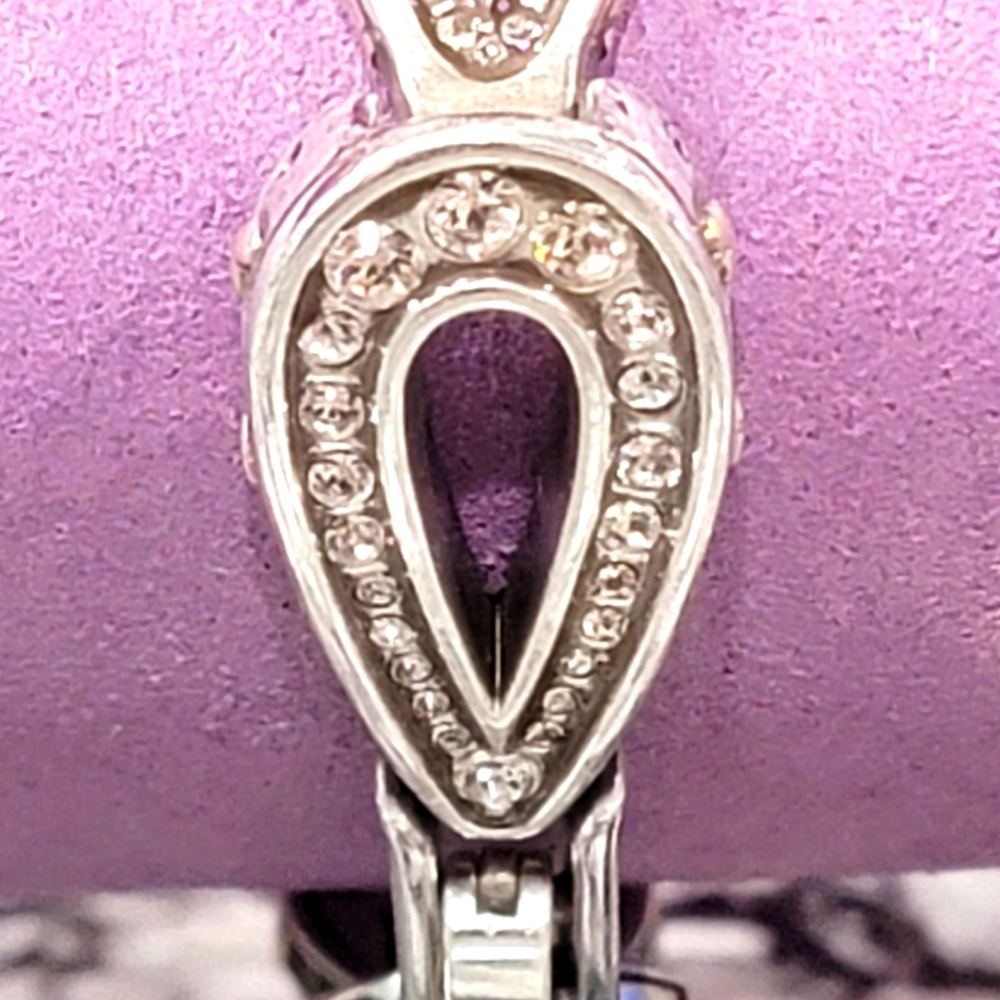 Brighton Retired Plaza Teardrop Hearts Nwot - image 2